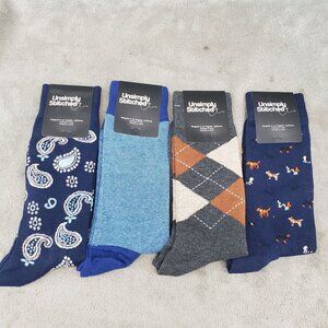 Unsimply Stiched Socks Mens One Size Four Pack Bundle *NWT*